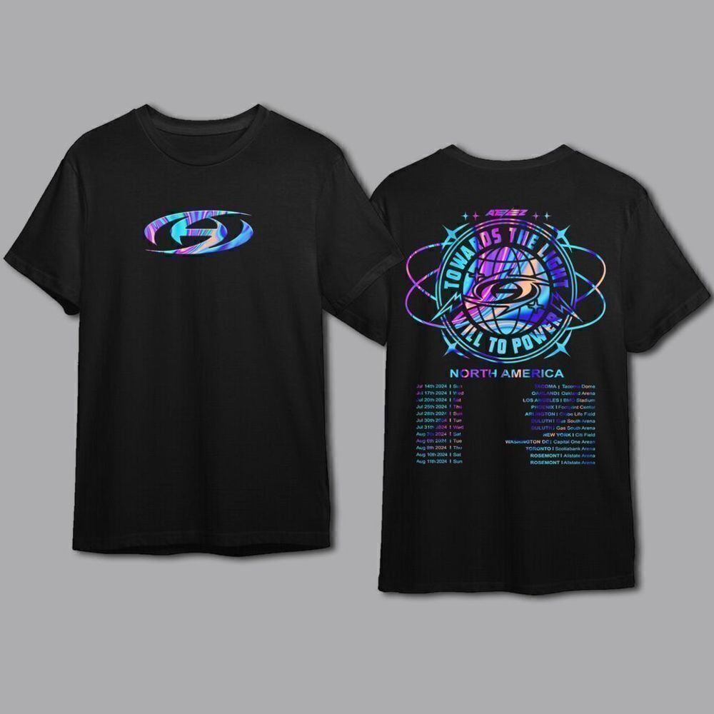 Ateez World Tour Will To Power Kpop Fan T-Shirt
